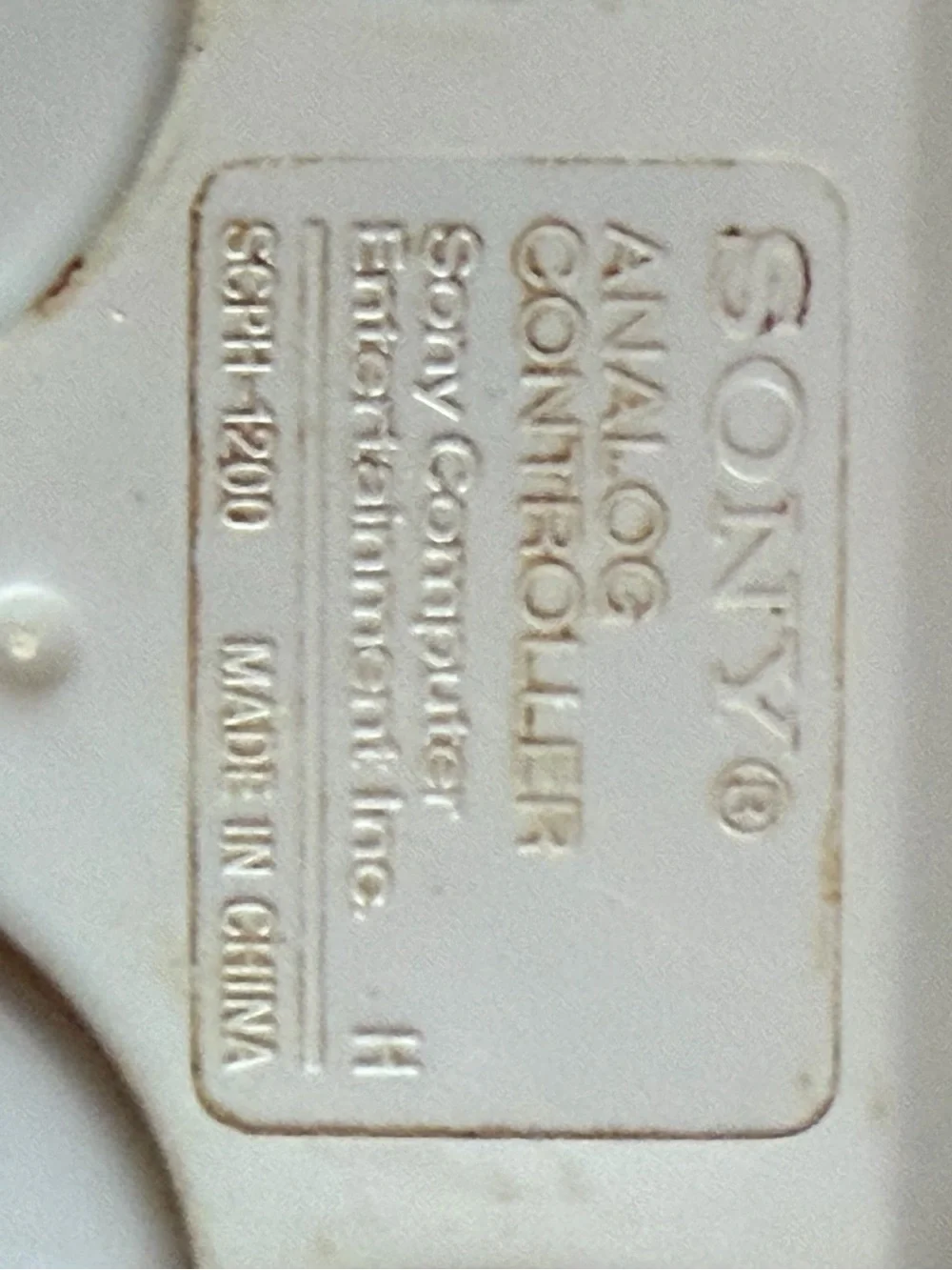Sony PlayStation 1 DualShock Analog Controller (model SCPH-1200) wired